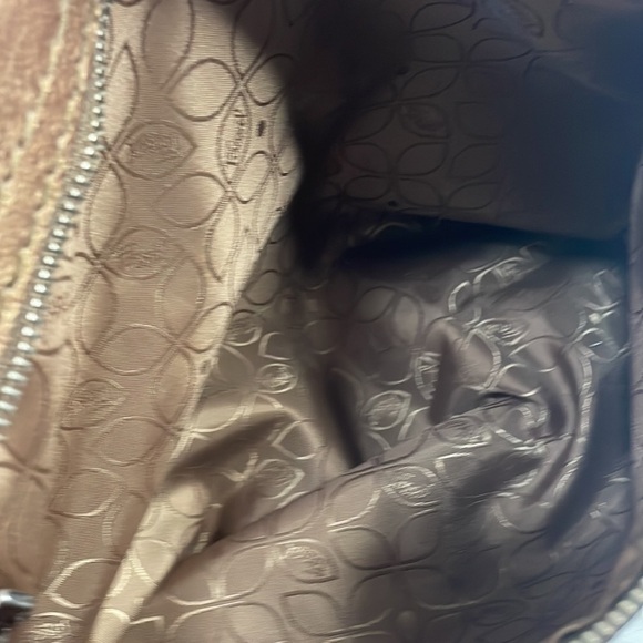 Fossil Bronze Metallic Large Hobo Tote - Picture 14 of 17